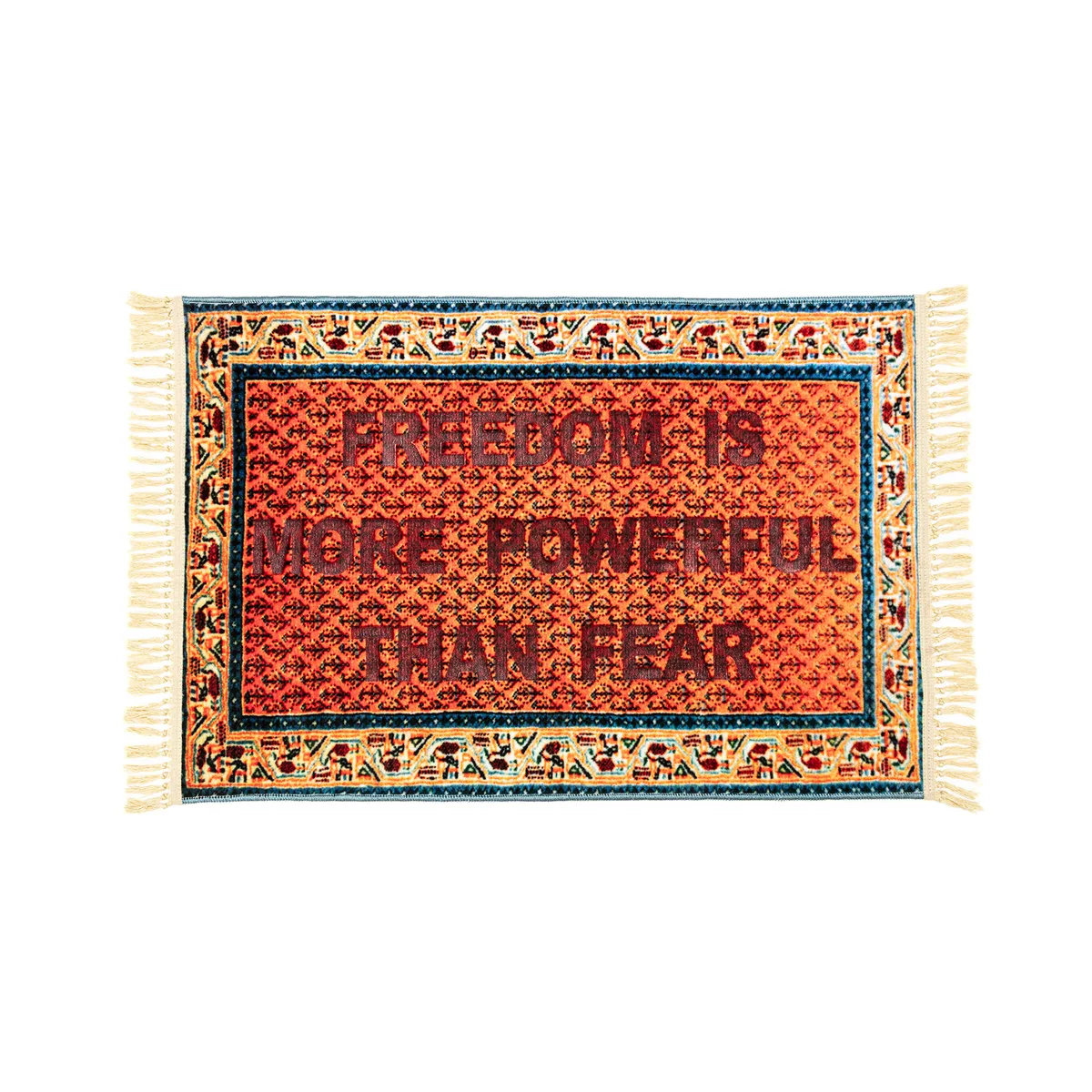 Teppich Burnt - Bunt - Polyesterfaser - Designer Loredana Longo by Seletti – product photo