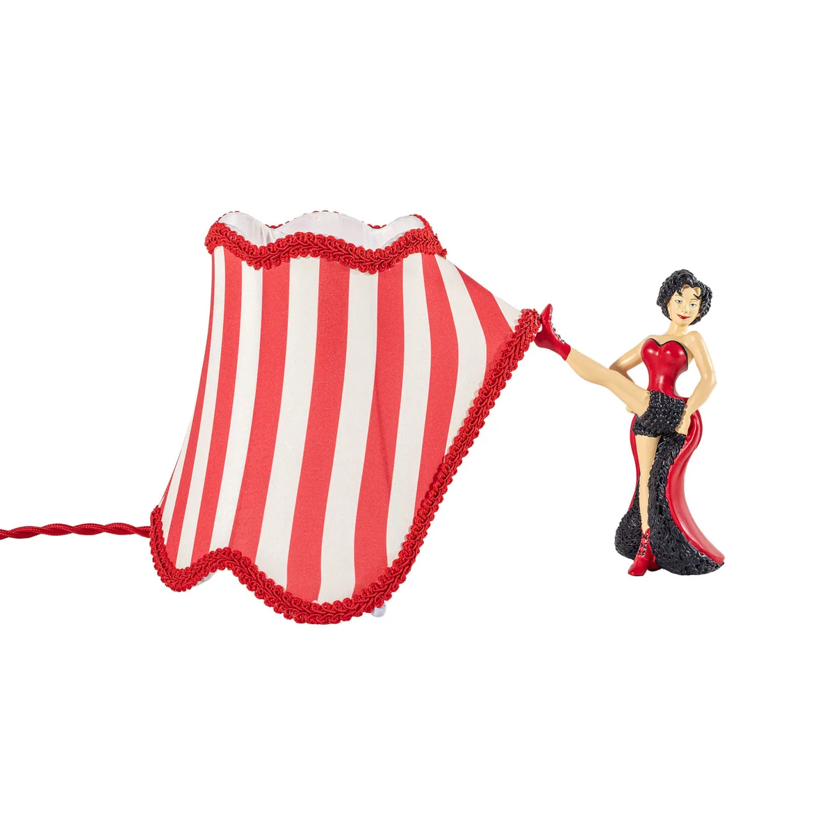 Tischleuchte Circus - Rot - Polyester-Gewebe - Designer Uto Balmoral by Seletti – product photo