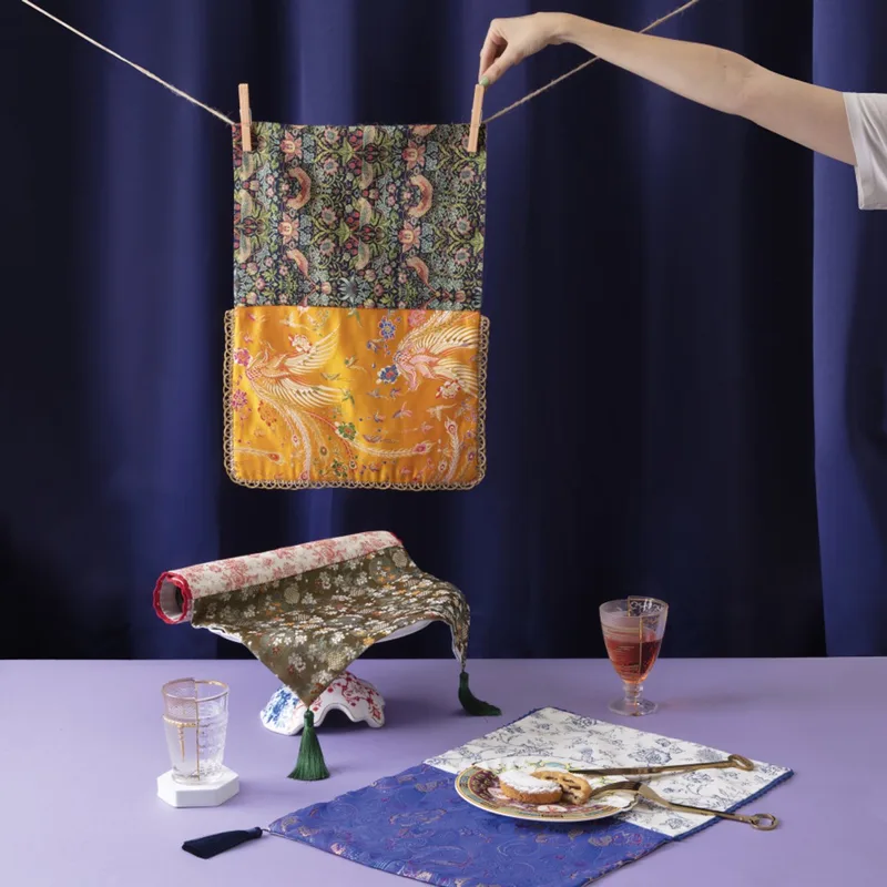 TOVAGLIETTA IN POLIESTERE HYBRID -ZIRMA CM. 50X35 SELETTI ART 07230 fra Seletti i Multicolor – produktbillede
