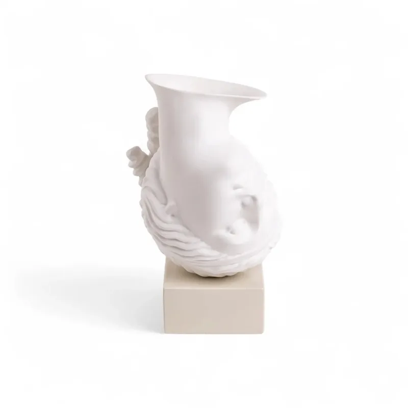 Vaas Amor Volat (plus voetstuk) by Seletti in Wit – product photo