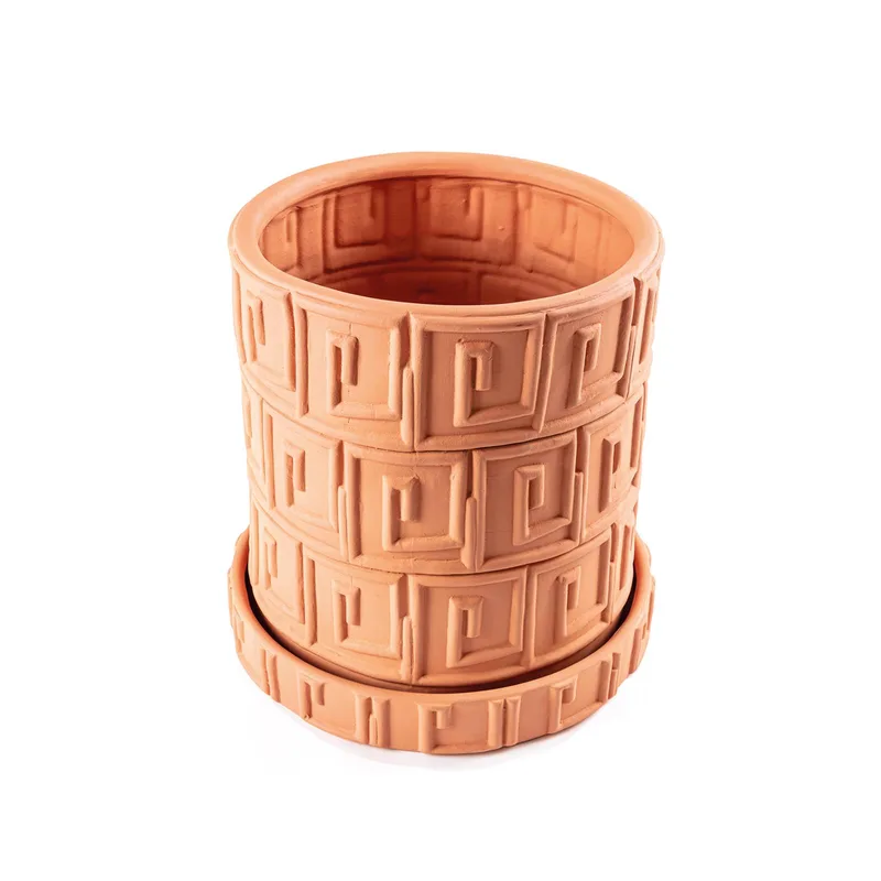 Vaas Magna Graecia Greca, onderzetter by Seletti in Terracotta – product photo
