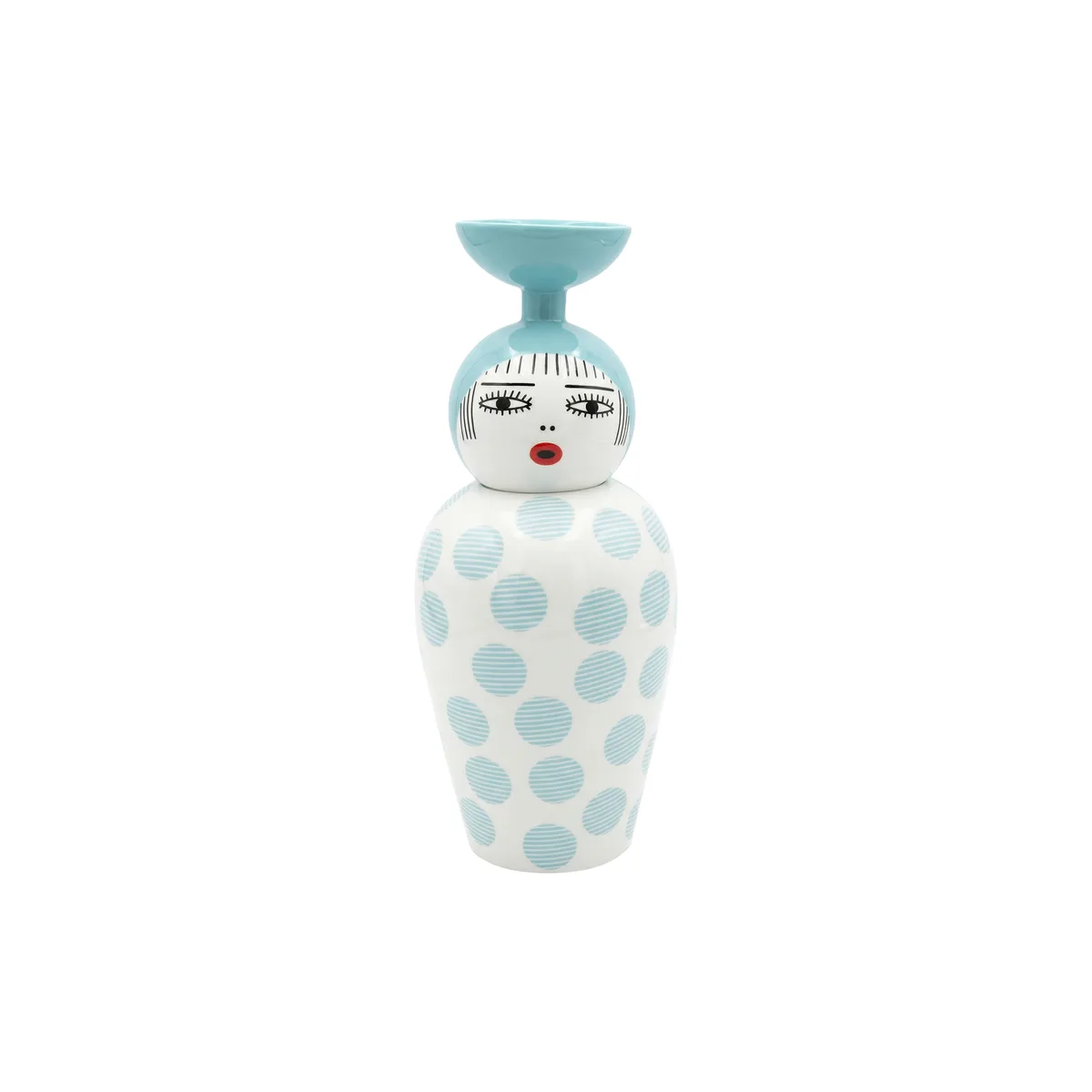 Vase Canopie - Blau - Porzellan - Designer Elena Cutolo van Seletti – productfoto