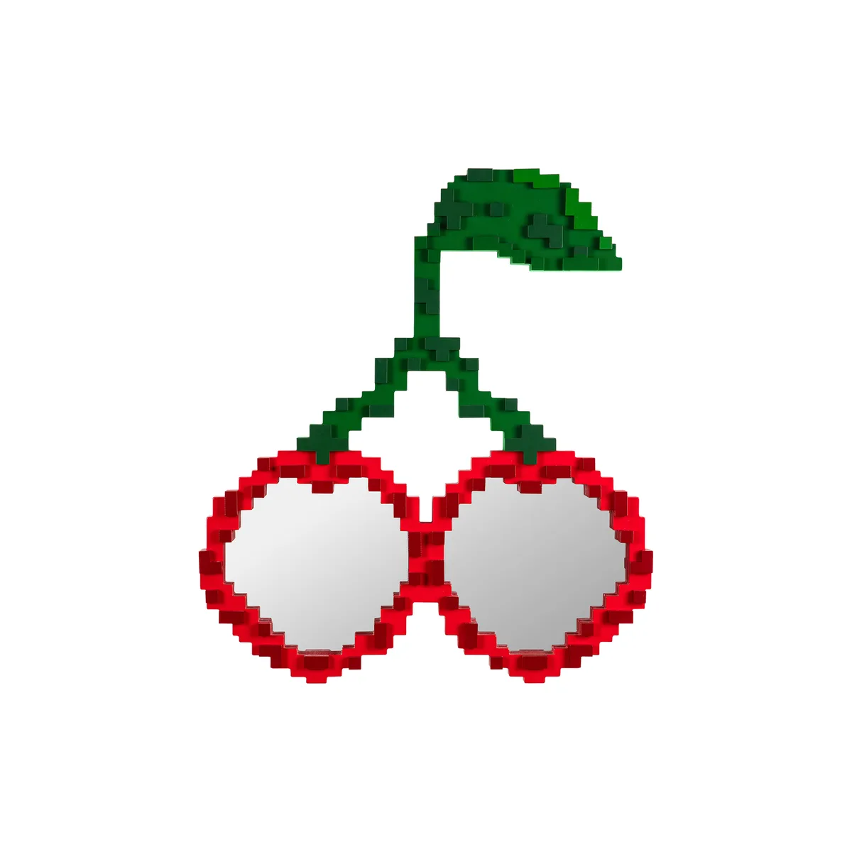 Wandspiegel Pixel - Rot - Holzfaserplatte - Designer Roberto Bruno de Seletti – photo du produit
