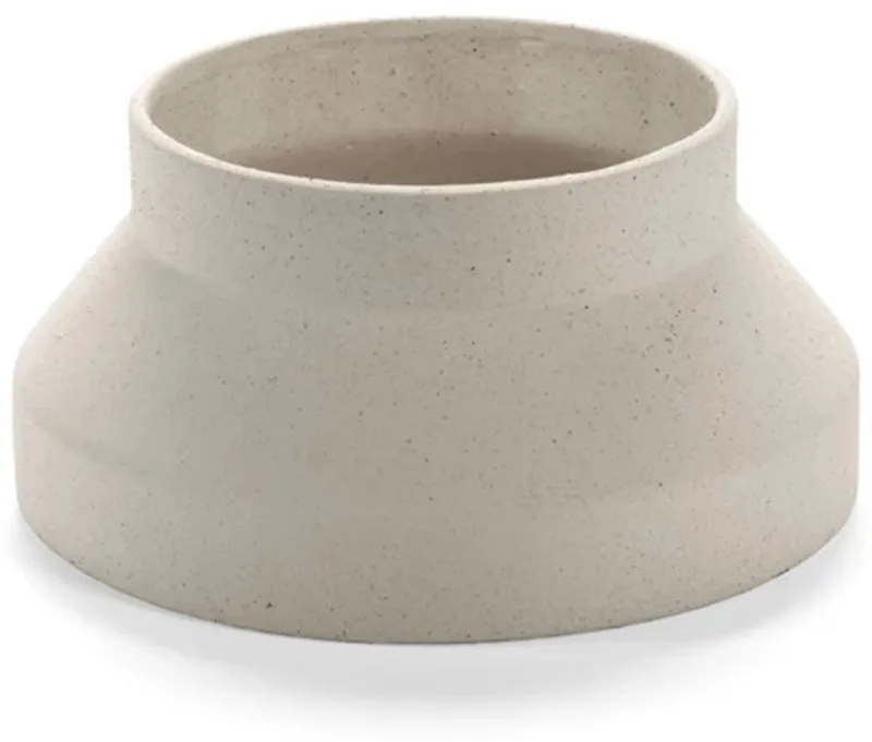 Alex Gabriels Mira vaas + taartschotel D23.5cm H11.8cm von Serax in Beige – Produktfoto