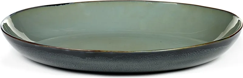 Anita Le Grelle Terres de rêves - Serveerschaal - Donkerblauw/Smokey - 35 Ø van Serax in Blauw – productfoto