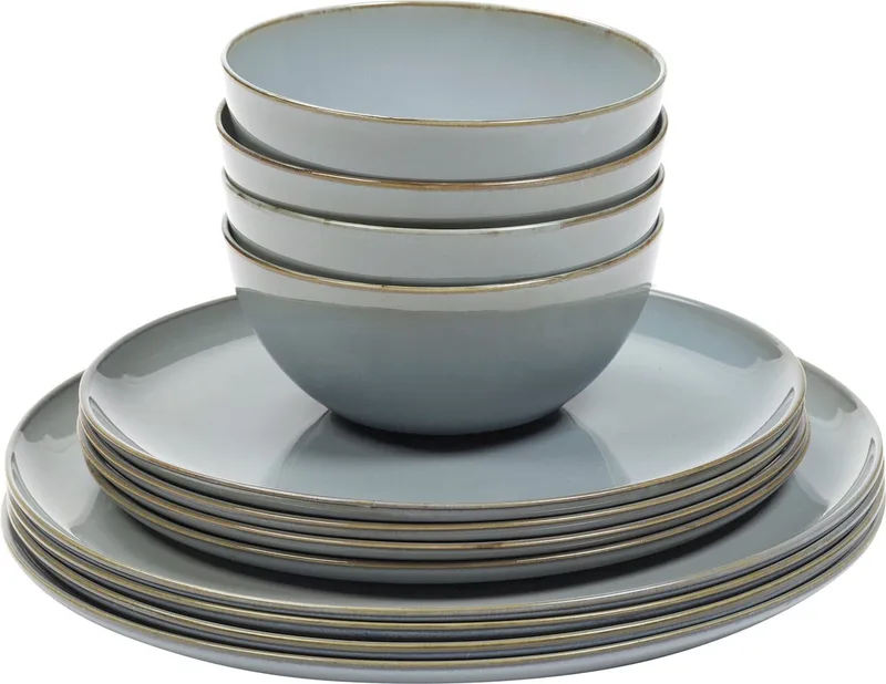 Anita Le Grelle Terres de rêves - Serviesset - Smokey - 12 stuks by Serax in Blauw – product photo