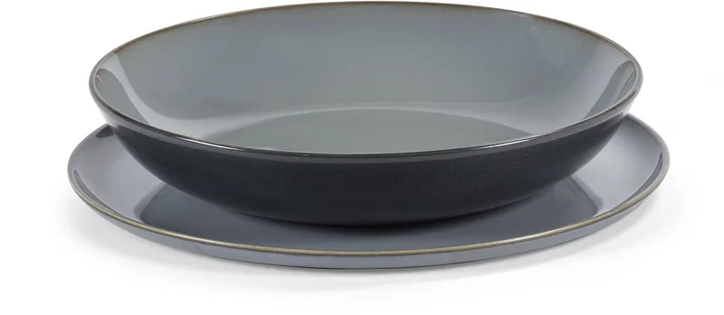 Anita Le Grelle Terres de rêves - Serviesset - Smokey Blauw - 8 stuks van Serax in Donkerblauw – productfoto