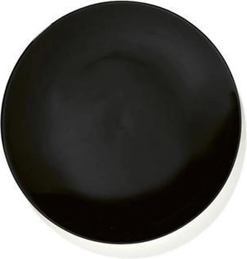 Ann Demeulemeester Dé bord D17.5cm black by Serax in Zwart – product photo
