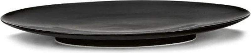 Ann Demeulemeester Ra bord D17cm black by Serax in Zwart – product photo