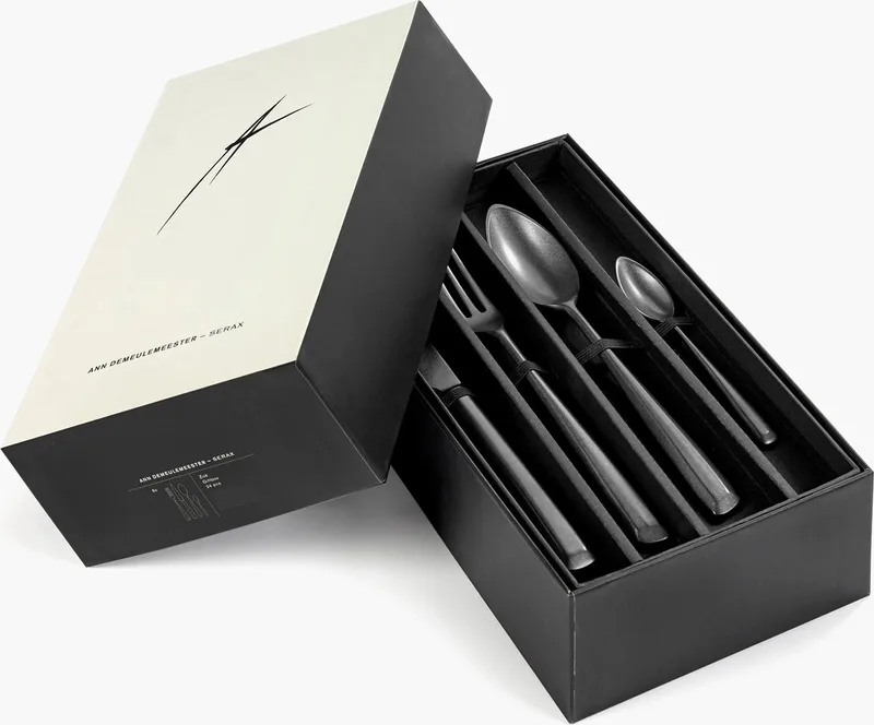 Ann Demeulemeester Zoë bestekset 24-delig by Serax in Antraciet – product photo