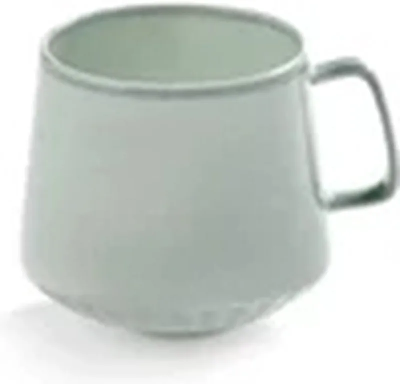 Ann Van Hoey Nido café lungo kop H6cm bone china by Serax in Groen – product photo