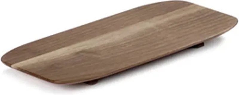 Ann Van Hoey Nido dienblad 24x12cm walnut by Serax in Bruin – product photo