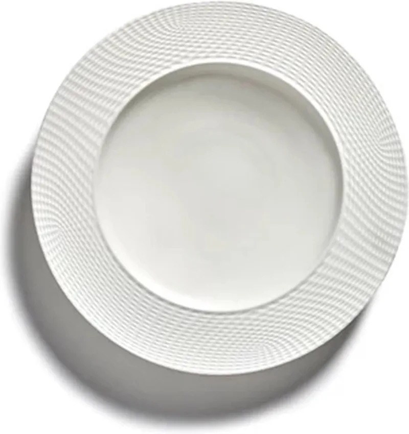 Ann Van Hoey Nido diep bord D24cm bone china by Serax in Wit – product photo