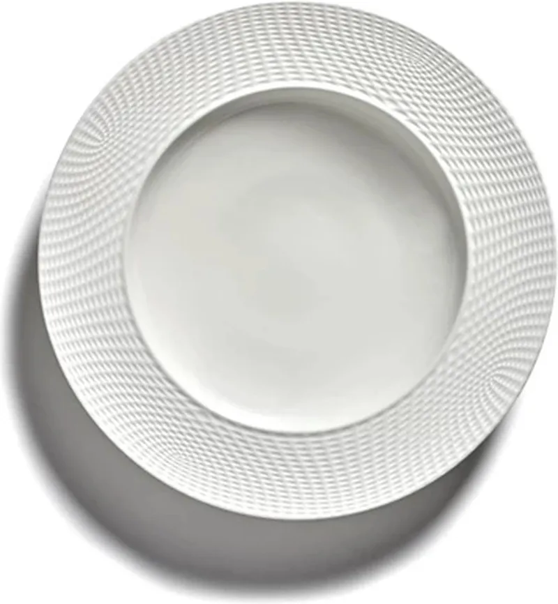 Ann Van Hoey Nido diep bord D28cm bone china by Serax in Wit – product photo