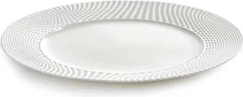 Ann Van Hoey Nido plat bord D24cm bone china by Serax in Wit – product photo
