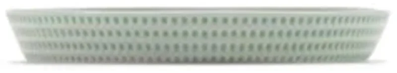 Ann Van Hoey Nido plat bord met boord D10cm bone china by Serax in Groen – product photo
