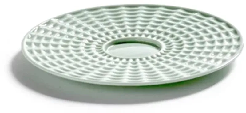 Ann Van Hoey Nido thee schotel D14.5cm bone china by Serax in Groen – product photo