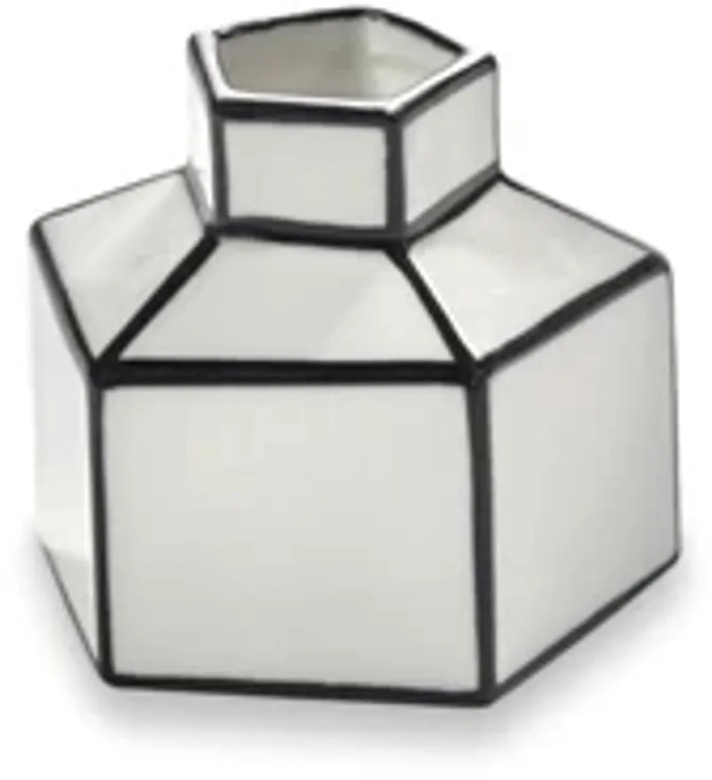 Annebet Philips Carte Blanche vaas D7.3cm H6.5cm / zwart de Serax en Blanc – photo du produit