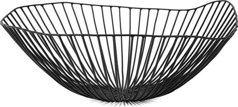Antonino Sciortino Metal sculptures Cesira fruitschaal Ø39 H12cm by Serax in Zwart – product photo
