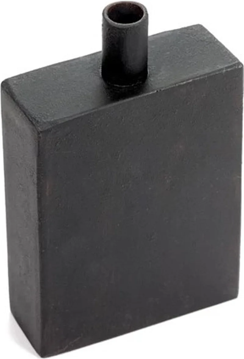 Antonino Sciortino Moro vaas M H17cm 10.2x4cm metaal by Serax in Zwart – product photo