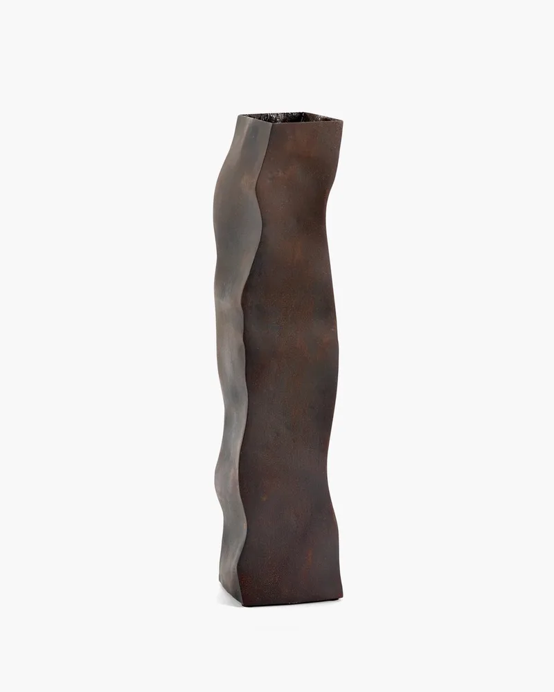 Antonino Sciortino Tide vaas 04 9x7.5cm H39cm rust by Serax in Bruin – product photo