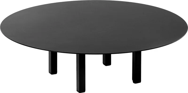 Bea Mombaers 01 Ronde buiten Koffie salon tafel laag outdoor Ø68 x H20 cm von Serax in Zwart – Produktfoto