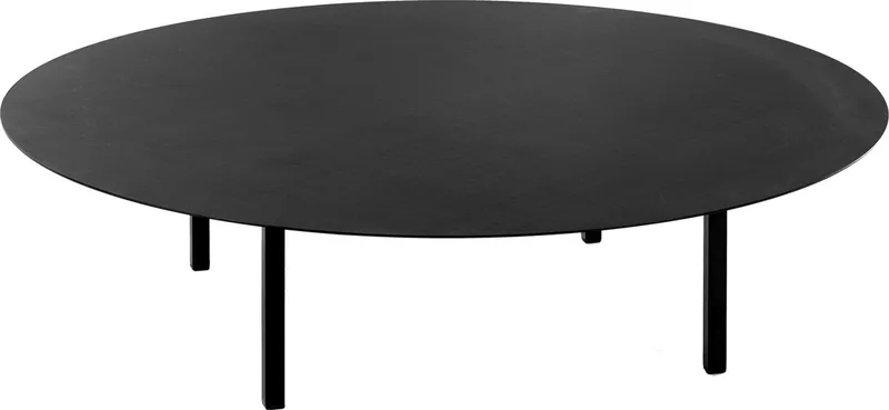 Bea Mombaers 03 Ronde buiten Koffie salon tafel laag outdoor Ø118 x H30 cm von Serax in Schwarz – Produktfoto