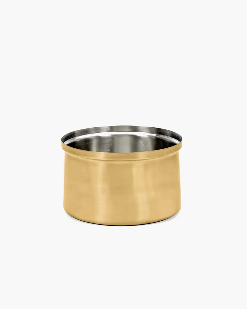 Bea Mombaers ijsemmer D29cm H17.5cm geborsteld staal by Serax in Goud – product photo