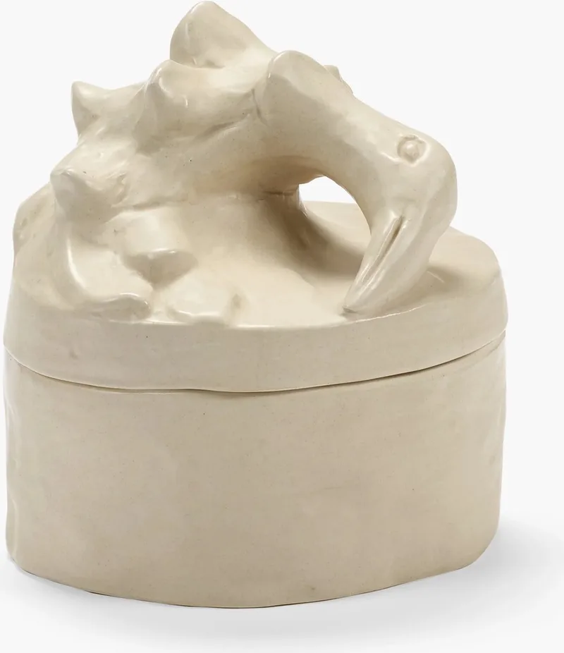 Bela Silva Encensoir geurkaars M D13cm H14.5cm ivory by Serax in Ivoor – product photo