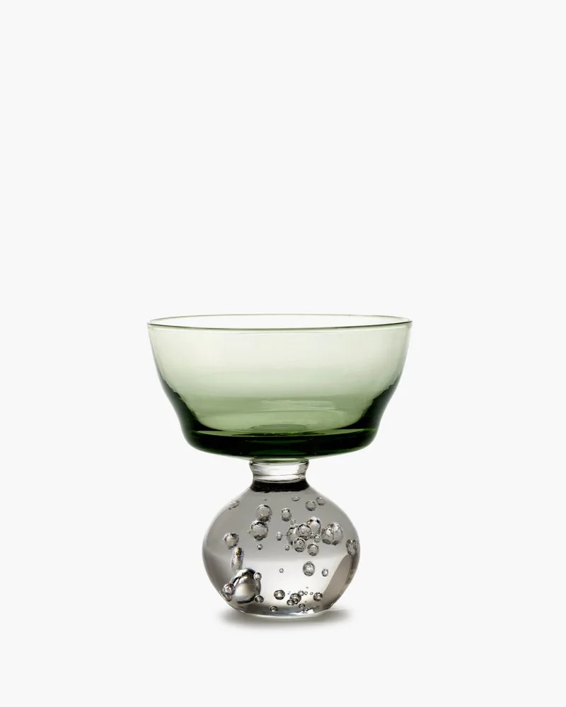 Bela Silva - Eternal Snow - Waterglas M - 9 Ø - 6 stuks by Serax in Groen – product photo