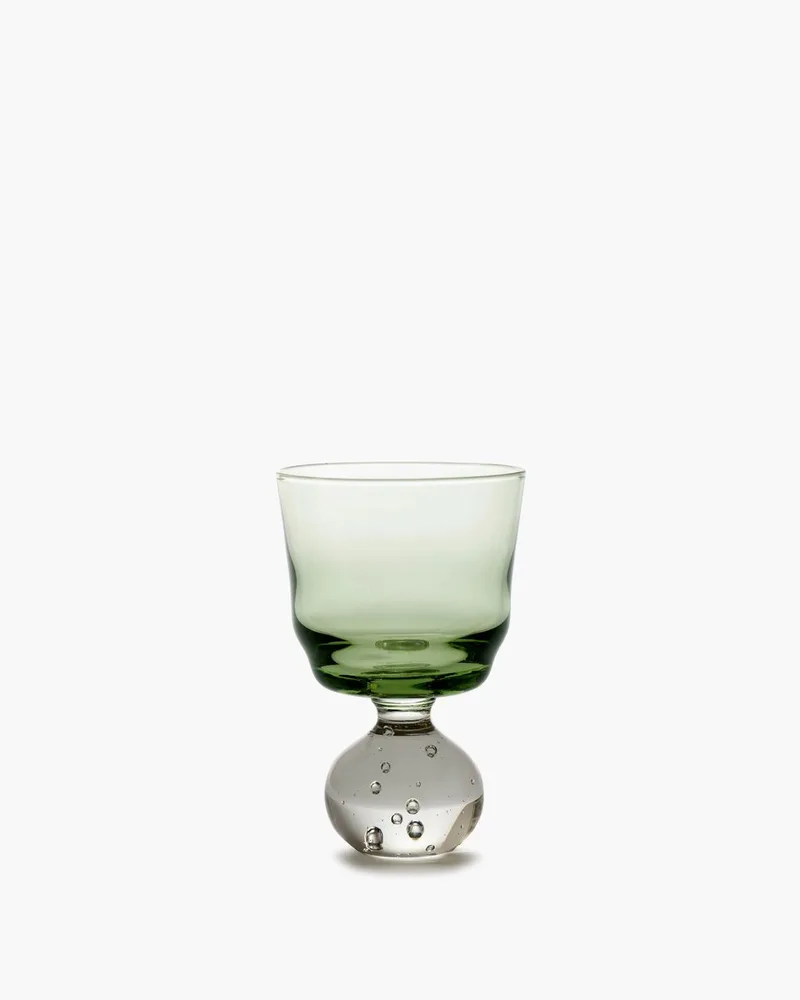 Bela Silva - Eternal Snow - Waterglas S - 6 Ø - 6 stuks by Serax in Groen – product photo