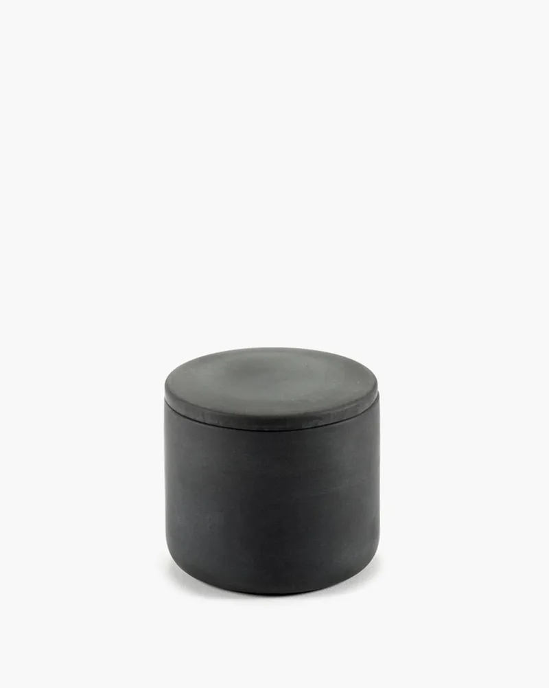 Bertrand Lejoly - Cose - Rond potje met deksel S - H 6,5cm - 7 Ø by Serax in Grijs – product photo