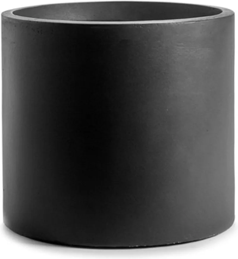 Black Ancient bloempot outdoor D56cm H50cm von Serax in Zwart – Produktfoto