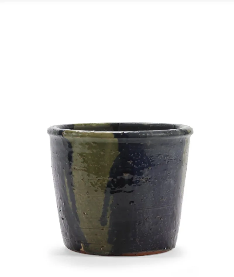 Bloempot Blauw-Grijs D 20 cm H 17 cm van Serax in Blauw – productfoto