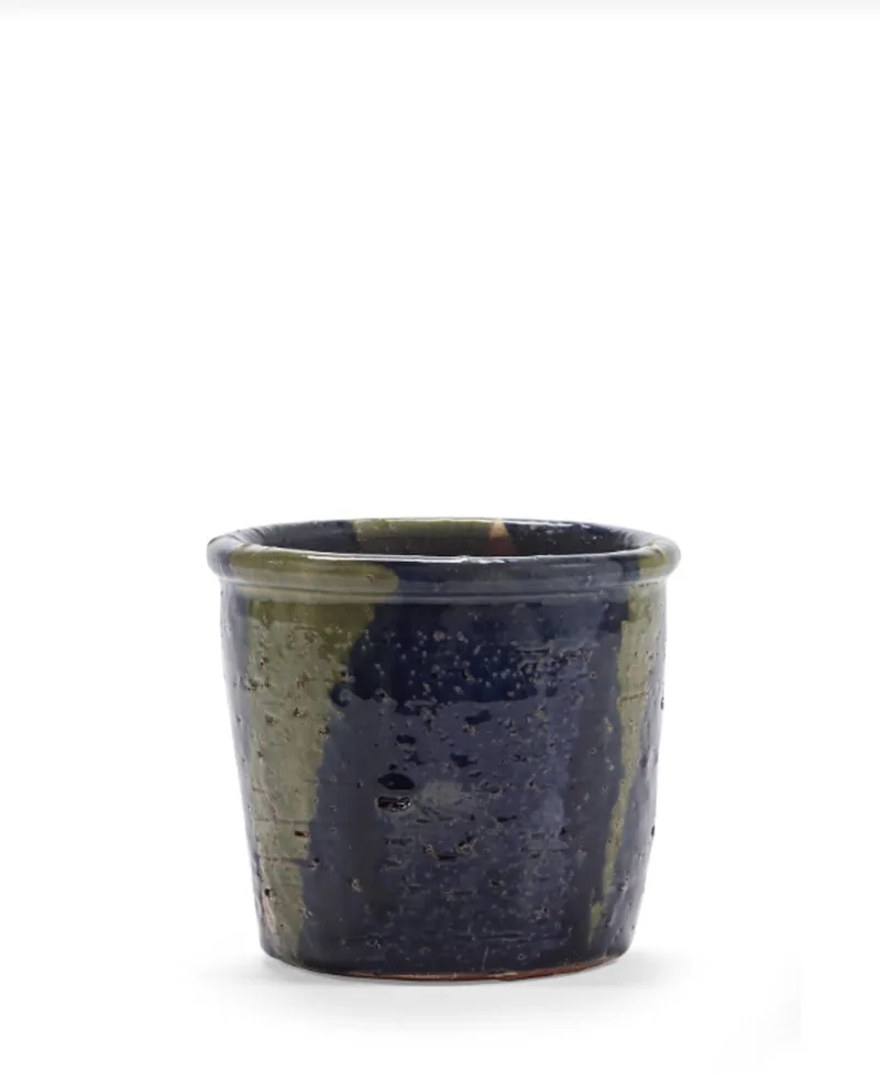 Bloempot Blauw-Multicolour D 15 cm H 13 cm by Serax in Blauw – product photo