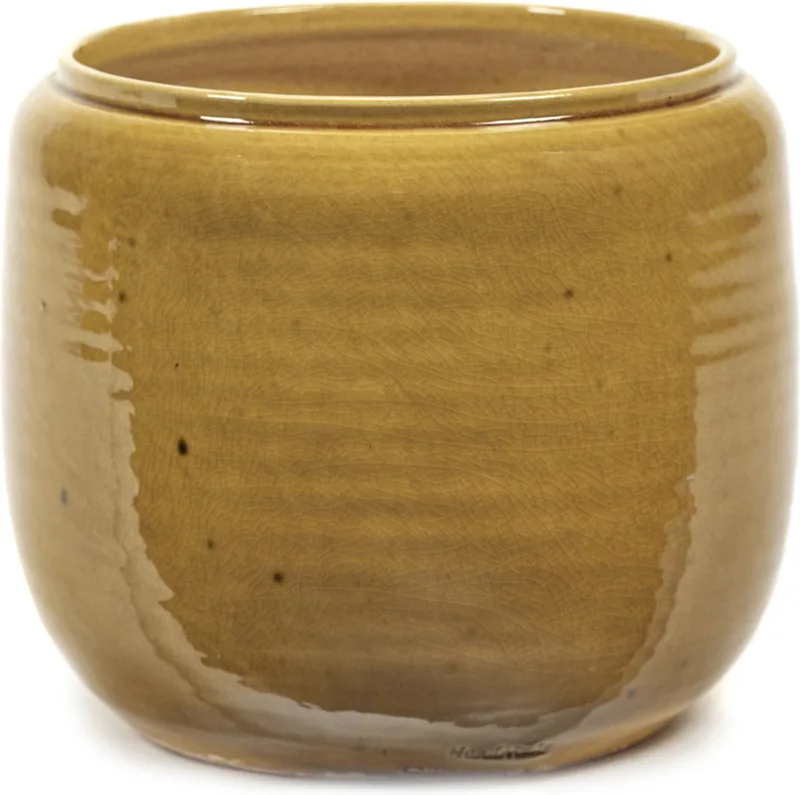 Bloempot Costa D 16,5 cm H 16,5 cm by Serax in Geel – product photo