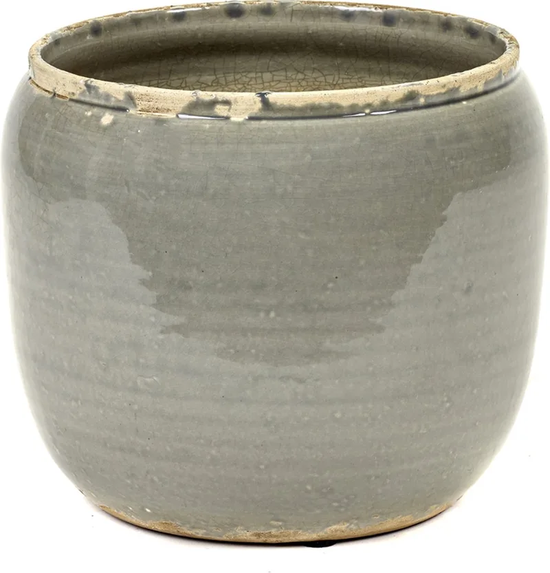 Bloempot Costa D 16,5 cm H 16,5 cm von Serax in Grijs – Produktfoto