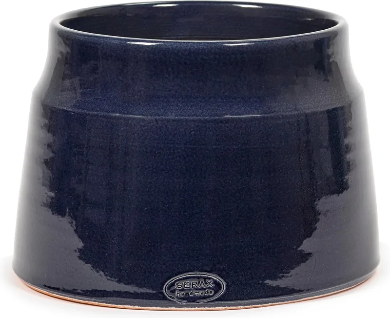 Bloempot D 25 cm H 20 cm von Serax in Blauw – Produktfoto