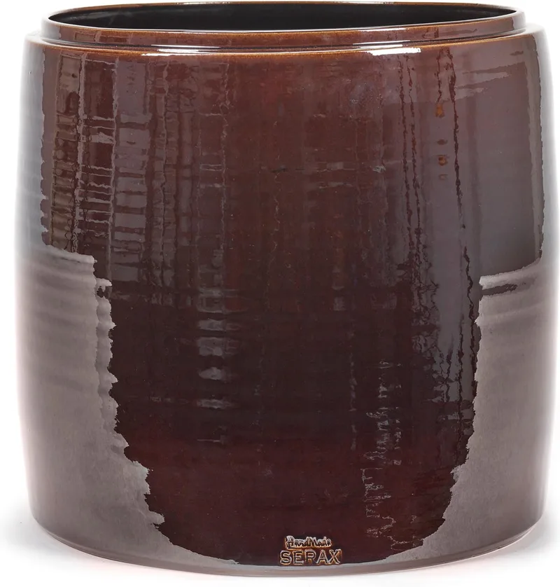 Bloempot D 38 cm H 38 cm de Serax en Bruin – photo du produit