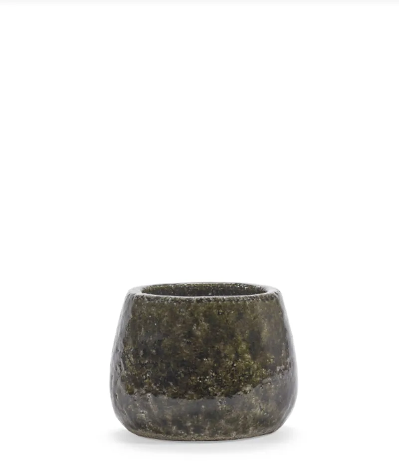 Bloempot Groen-Donker D 16 cm H 12 cm von Serax in Groen – Produktfoto