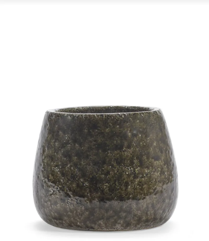 Bloempot Groen-Donker D 23 cm H 18 cm by Serax in Groen – product photo
