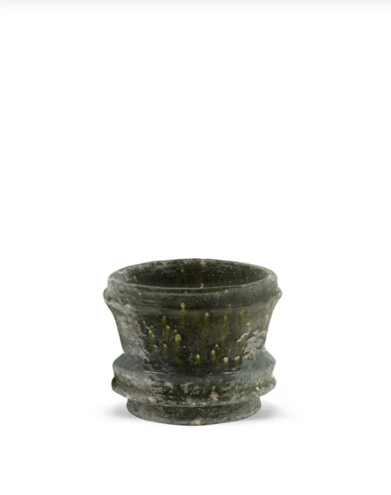 Bloempot Mesa Kelly Wearstler Groen-Donker D 25 cm H 20 cm von Serax in Groen – Produktfoto