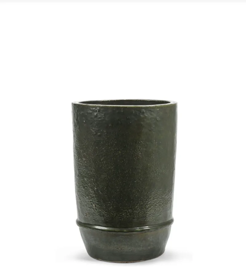 Bloempot-Plantenbak Dune Kelly Wearstler Groen-Donker D 38 cm H 56 cm by Serax in Groen – product photo