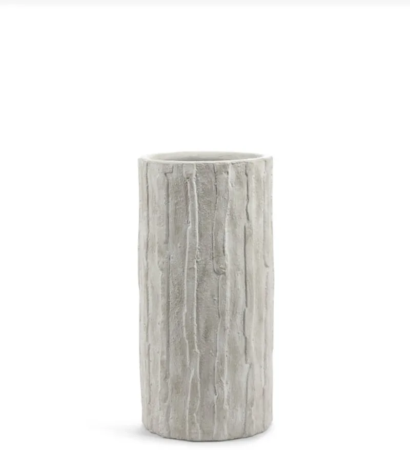 Bloempot Ribbel Wit-Off White D 30 cm H 60 cm by Serax in Wit – product photo