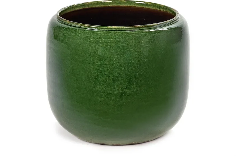 Bloempot Sierpot Costa S D 18.5cm H 19 by Serax in Groen – product photo