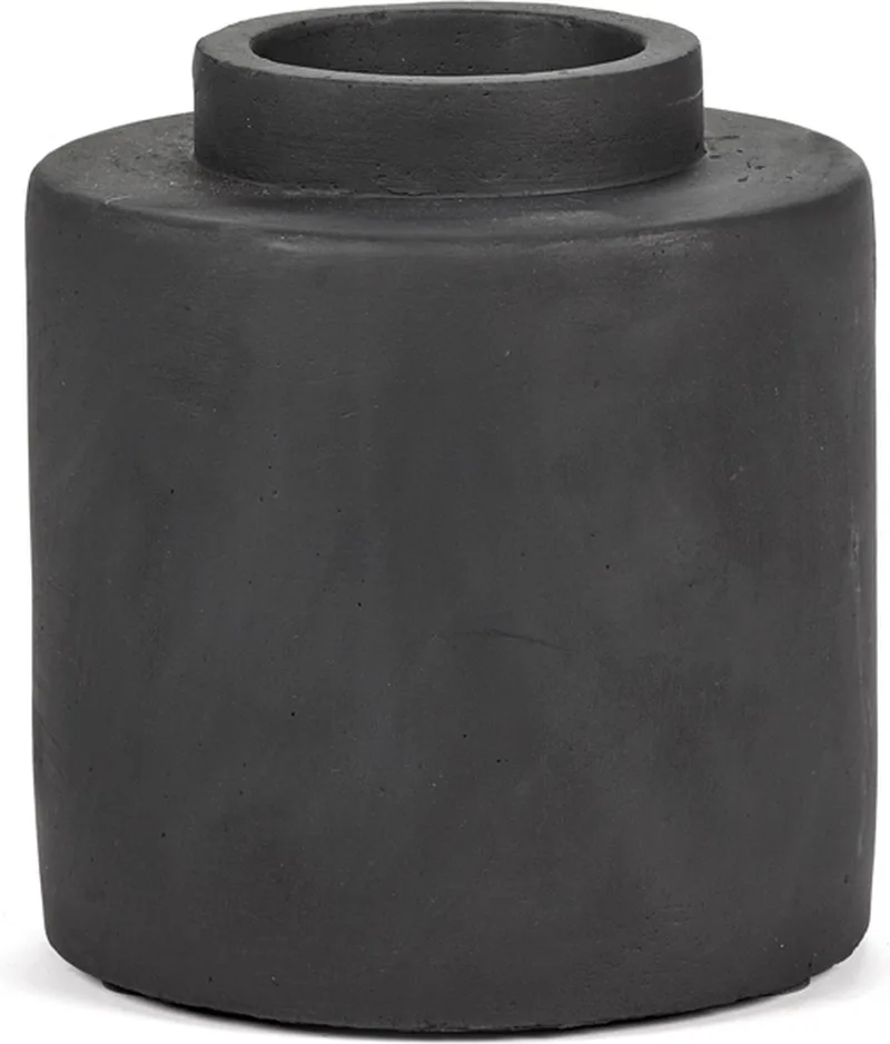 Bloempot-Sierpot D 15.5 cm H 16.5 cm van Serax in Zwart – productfoto