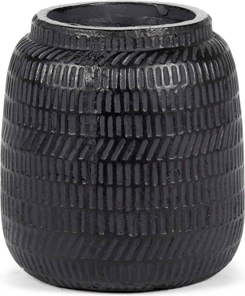 Bloempot-Sierpot D 15.5 cm H 16 cm opening 9.5 cm van Serax in Zwart – productfoto