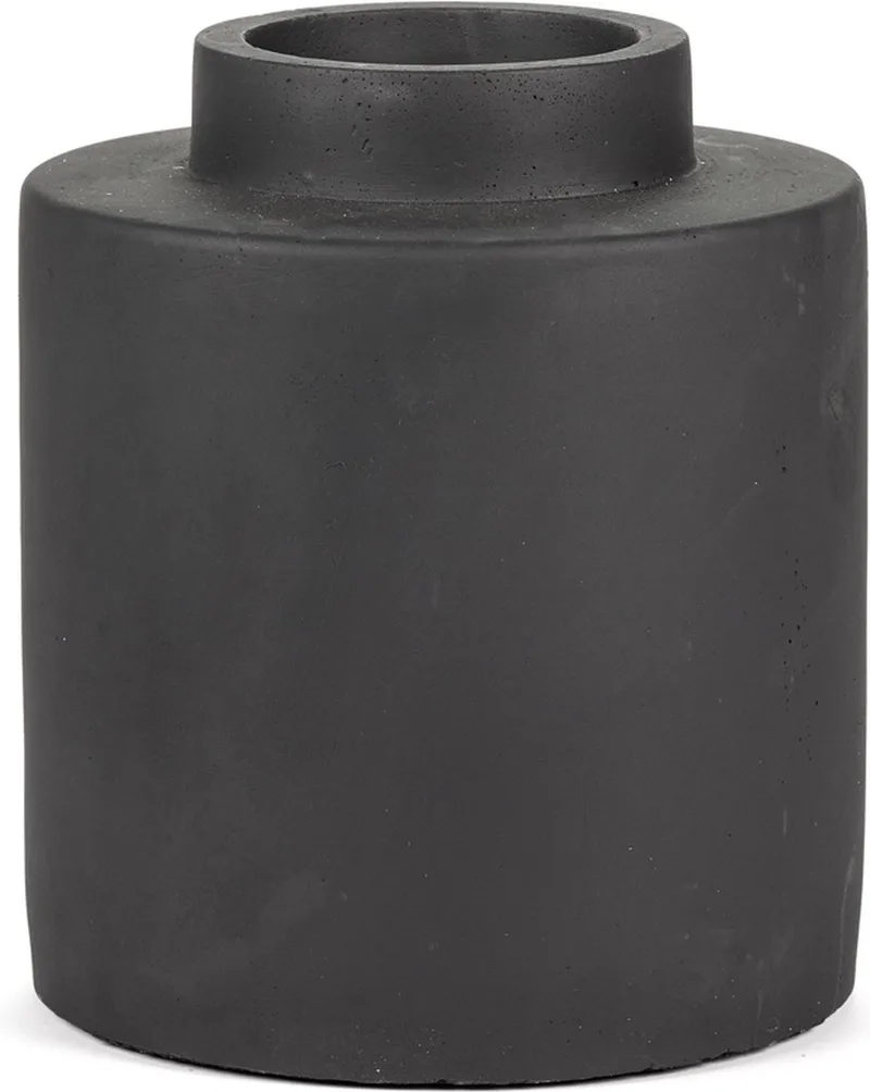 Bloempot-Sierpot D 19.5 cm H 22.5 cm van Serax in Zwart – productfoto
