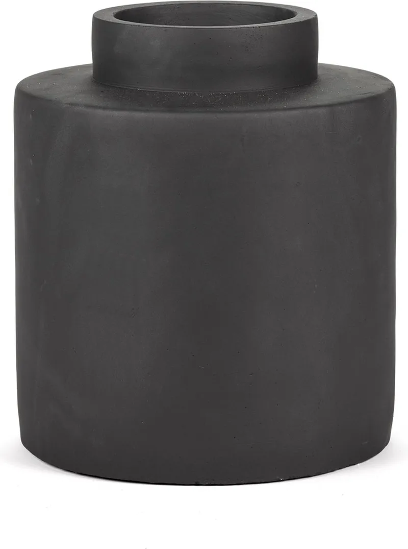 Bloempot-Sierpot D 23.5 cm H 27 cm von Serax in Zwart – Produktfoto
