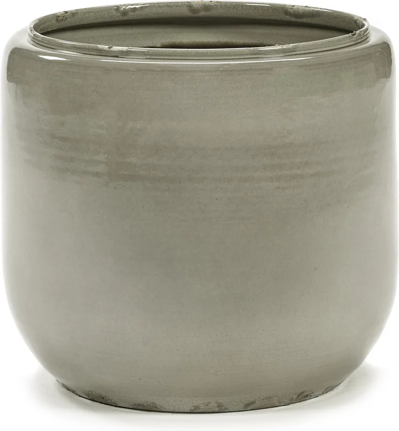 Bloempot-Sierpot D 37cm H 32cm van Serax in Grijs – productfoto